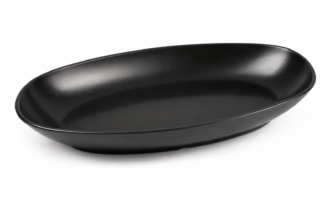 400ml Medium Deep Oval Dish in Odyssey Black