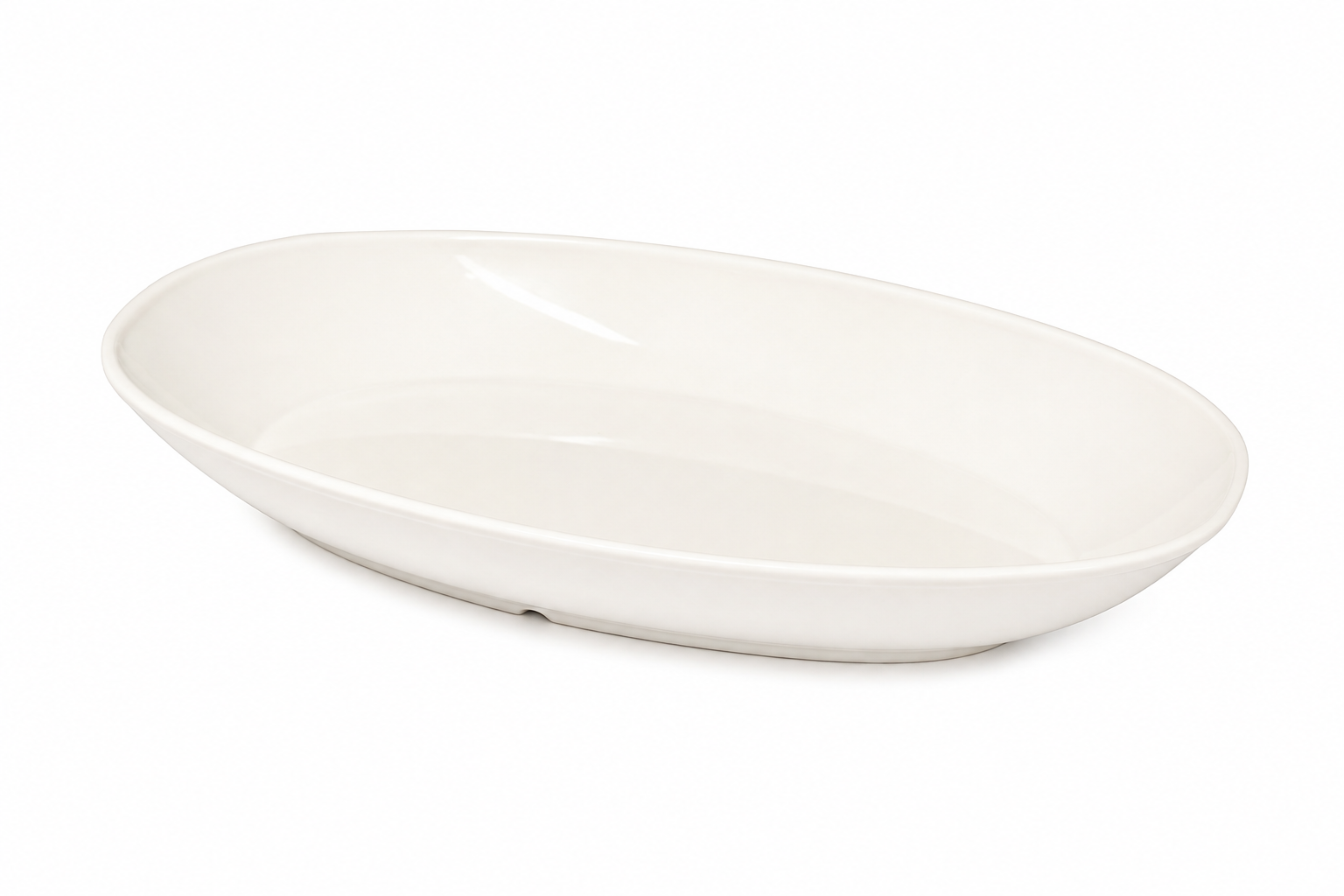 300ml Small Deep Oval Dish in White