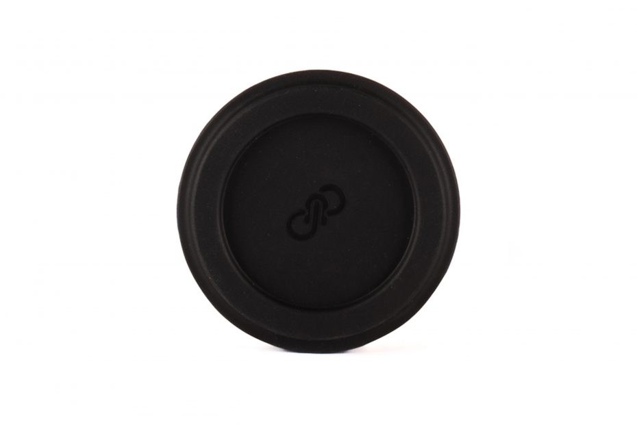 Black Flat Lid for Coffee To Go Eagle View