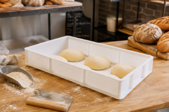 Dough Balls Proofing in Artisan Bakery Setting