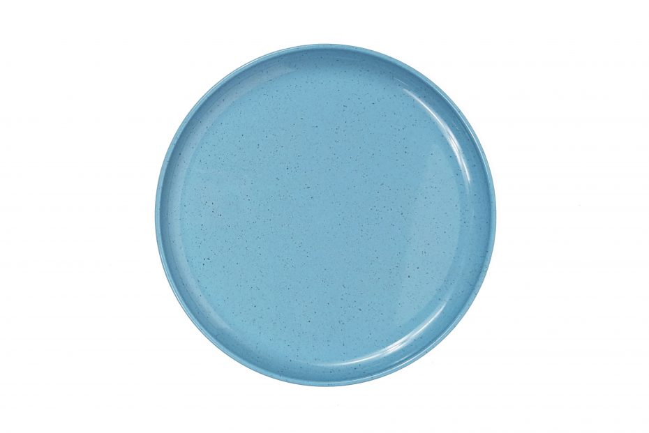 Walled Plate Blue Speckle