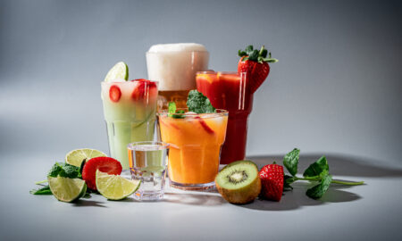 Stacker Range Barware with Drinks in Use