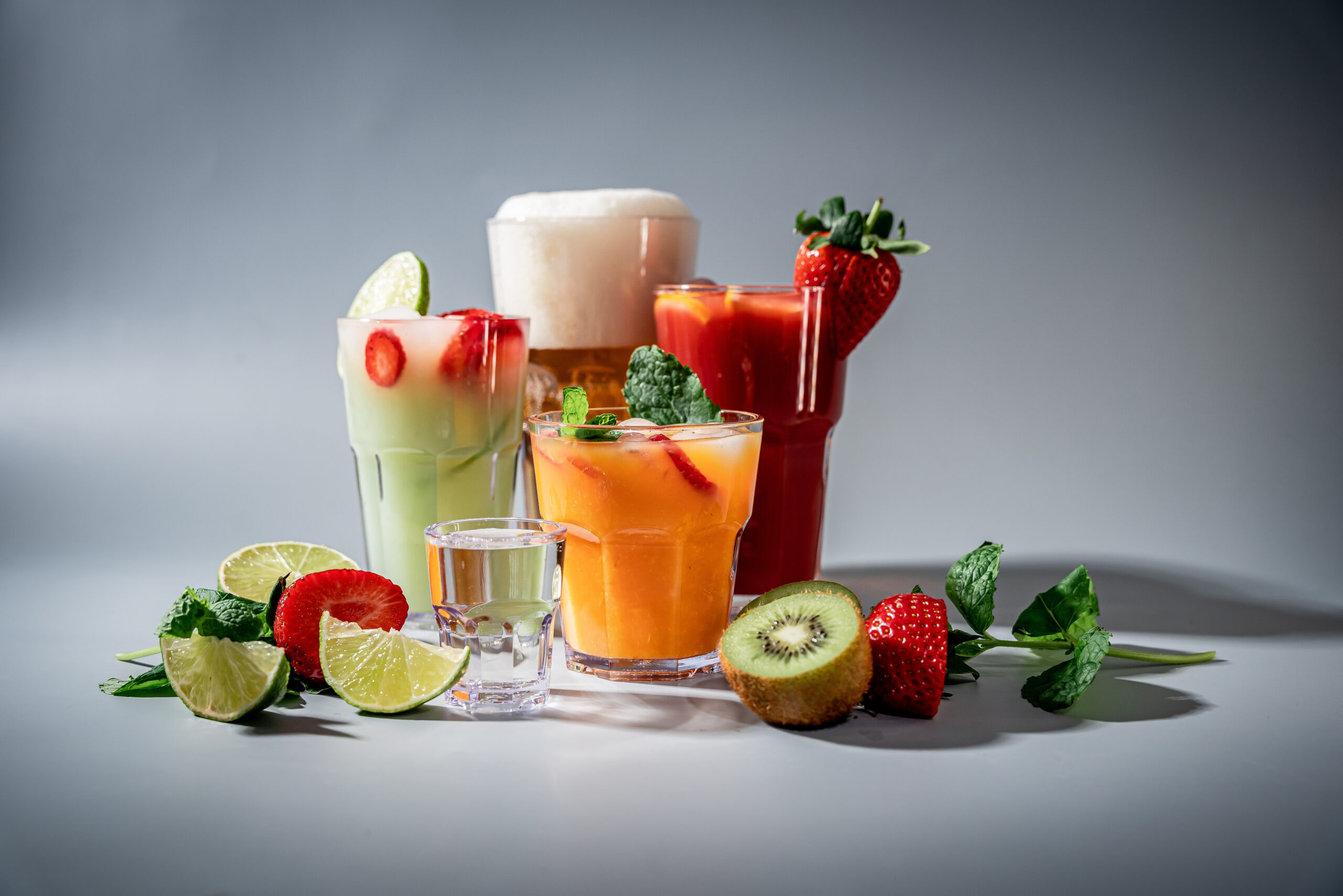 Stacker Range Barware with Drinks in Use