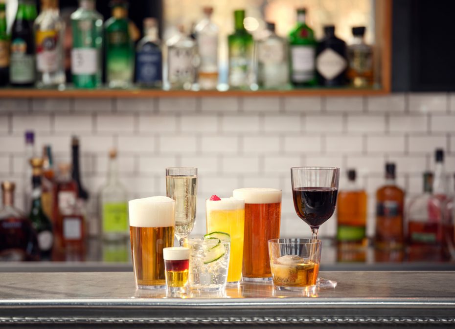 Aura Barware on Bar Counter in Use