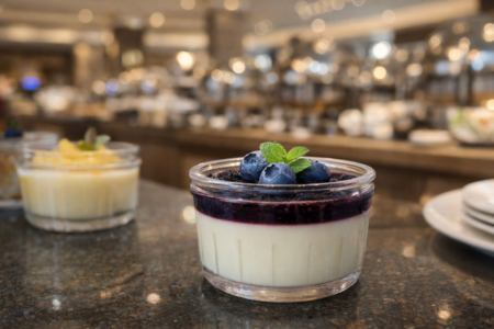 Small Ramekin with Panna Cotta