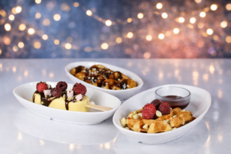 Desserts in Deep Oval Dishes