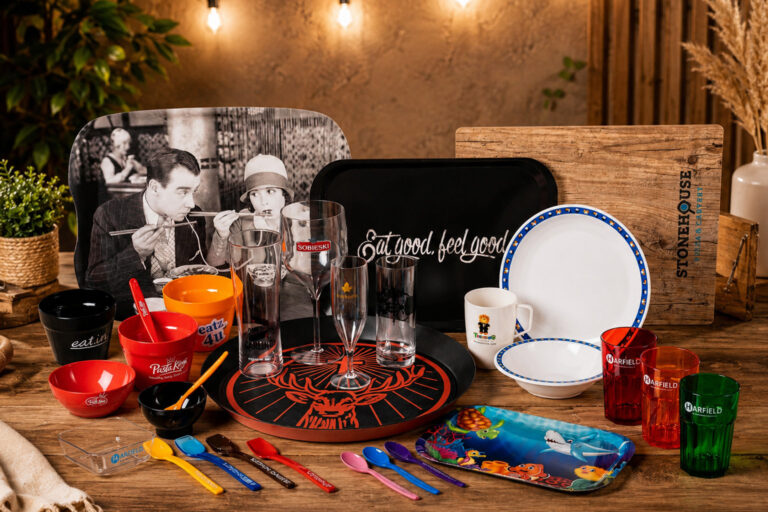 Branded Tableware and Trays